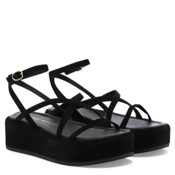 Stuart Weitzman Shoes - Stuart Weitzman Black Strappy Sandals